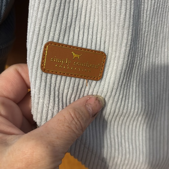 Simply Southern Color Block Button Shirt - Picture 3 of 5